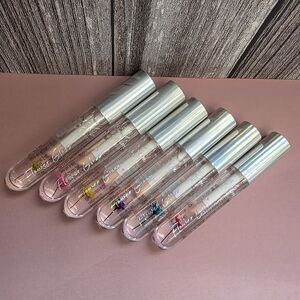 Fast Ship! Xmas Sale! Flower Clear Lip Gloss